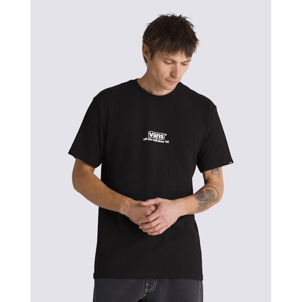 VANS‎ Bubs Tshirt Men's Large New! Black Logo Short Sleeve Graphic Cotton Skate